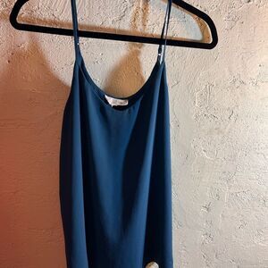 Hippie Rose Blue Sleeveless Camisole Top